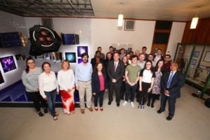 The EIRSAT-1 team. Photo: University College Dublin