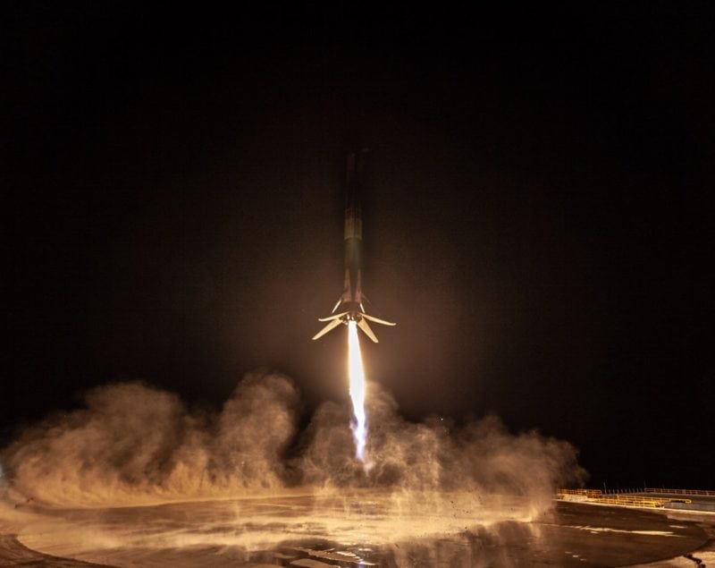 SpaceX launching a Falcon 9 rocket carrying the SAOCOM-1 satellite. Photo: SpaceX