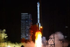 A Long March-3B carrier rocket launching from Xichang Satellite Launch Center in China, carrying a BeiDou-3 satellite. Photo: Xinhua News Agency