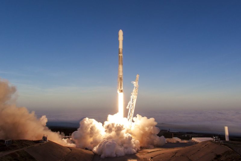 A SpaceX Falcon 9 rocket taking off from Vandenberg Air Force Base. Photo: SpaceX