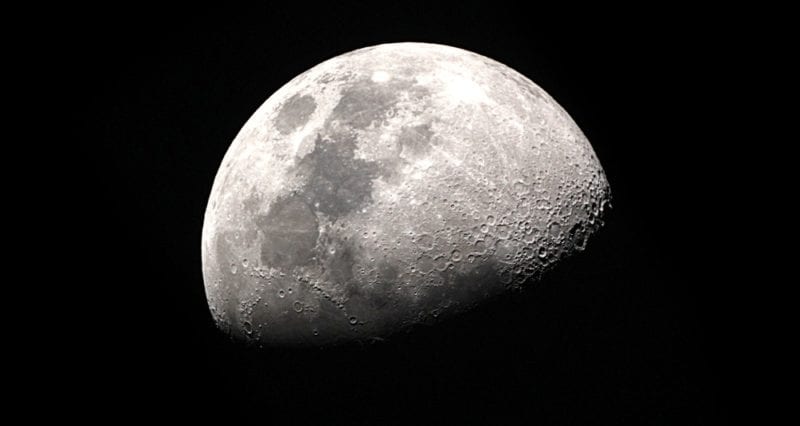 The moon. Photo: Shutterstock