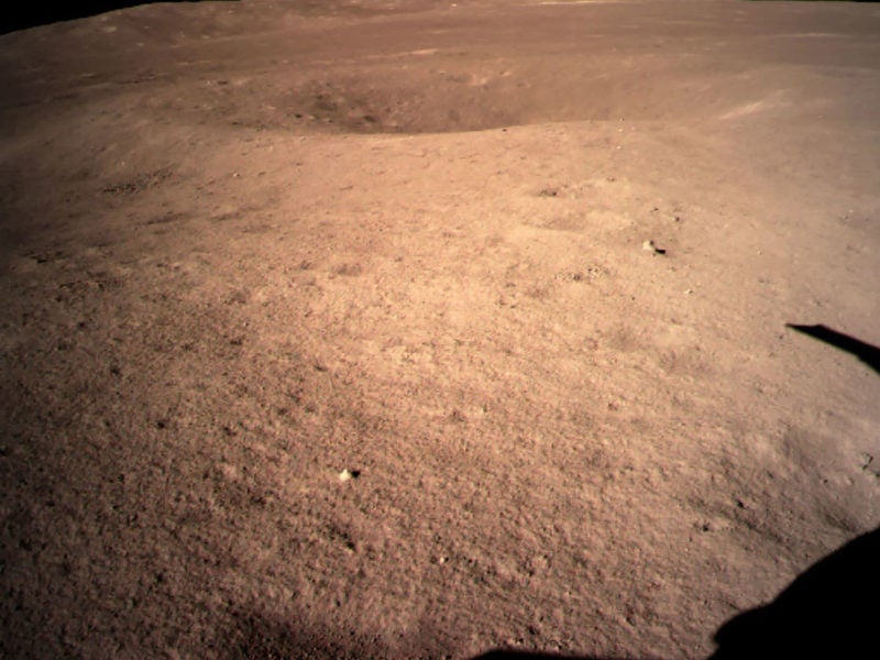The far side of the moon, as photographed by the Chang’e-4 probe in an image released Thursday. Photo: China National Space Administration/ AFP/Getty Images
