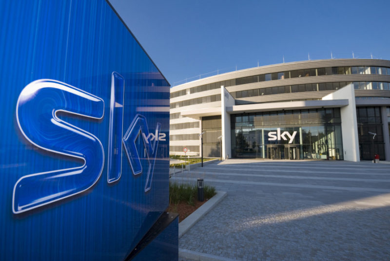 New headquarters of the Sky Deutschland AG, Medienallee 26, Unterfoehring, Bavaria, Germany, Europe. Photo: Stephan Goerlich/imageBROKER/REX/Shutterstock