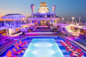 Cruise ship antenna. Photo: Royal Caribbean