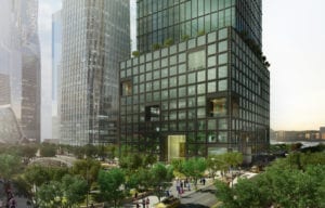 Artist rendition of Milbank's new New York City headquarters. Photo: Related Companies