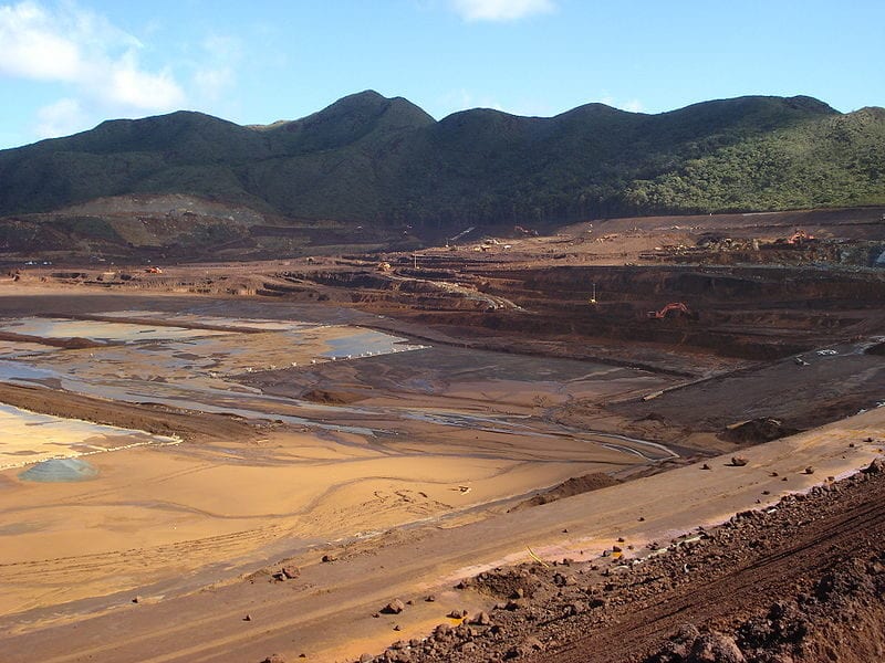 Construction of a tailings storage area at Goro Nickel Mine, Kwe West Bassin, New Caledonia. Credit: Barsamuphe/Mining Technology