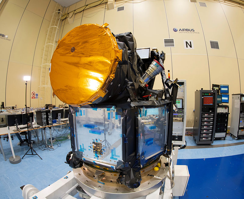 The finalized Cheops satellite. Photo: Airbus
