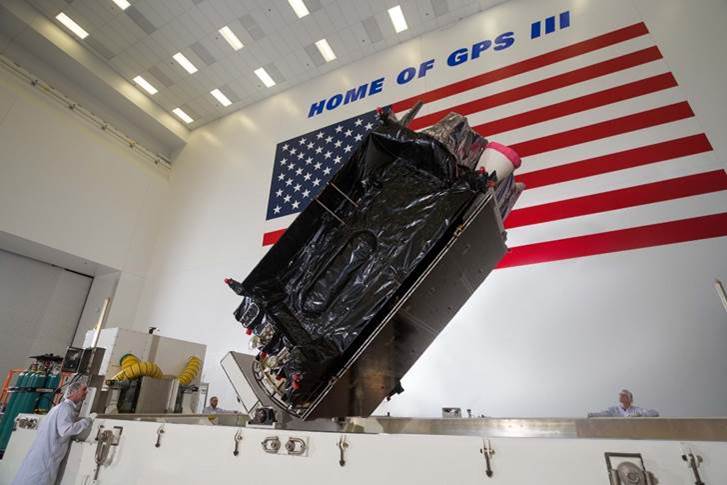 Lockheed Martin shipped the U.S. Air Force's second GPS III to Cape Canaveral, Florida ahead of its expected July launch. Photo: Lockheed Martin