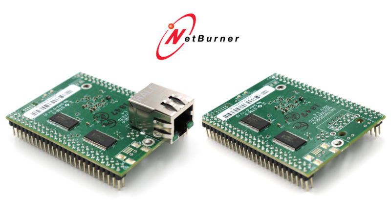 The ARM Cortex-powered NetBurner Ethernet System-on-Module. Photo: NetBurner