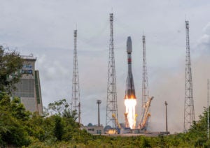 Arianespace launching a Soyuz rocket carrying SES O3b satellites. Photo: SES
