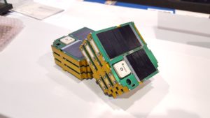 Alta Devices flexible gallium arsenide solar cells power the ThinSat design. Photo: Alta Devices