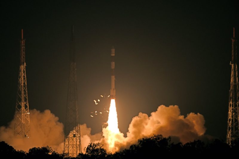 India launching its PSLV. Photo: ISRO