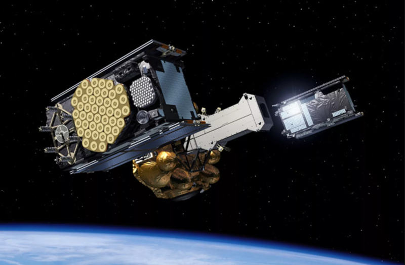 An image render of one of the Galileo satellites, the first of which was launched in October 2011. Photo: ESA