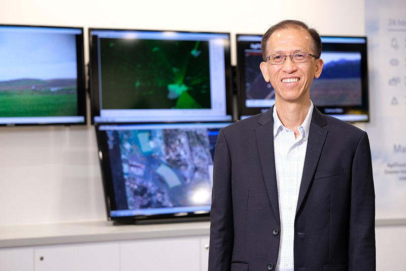 ST Engineering President of Satellite Systems, Electronics Tang Kum Chuen. Photo: ST Engineering