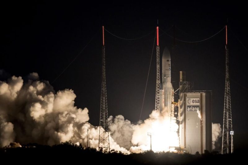 Arianespace launching a Vega 5 rocket. Photo: Getty/Forbes
