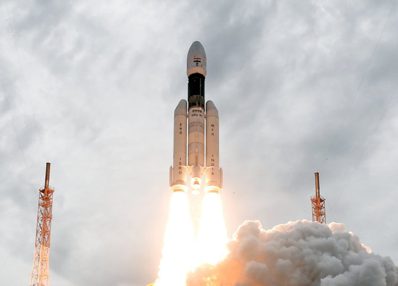 India's Chandrayaan-2 launch lifting off. Photo: ISRO