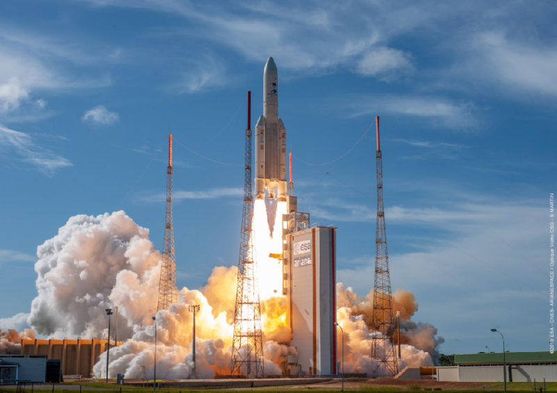 An Ariane 5 rocket launching Intelsat 39. Photo: Intelsat