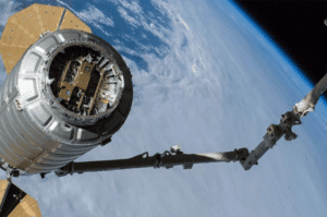 Ubiquitilink’s payload attached to a Cygnus cargo capsule in February Image: NASA