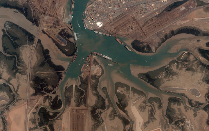 Satellite imagery of Port Hedland in Australia. Photo: BlackSky 