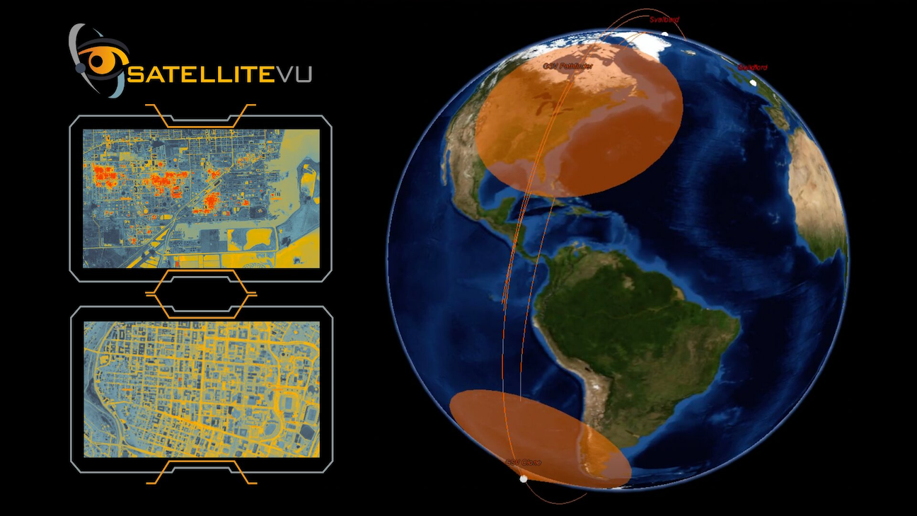 Satellite Vu collects thermal data from space.