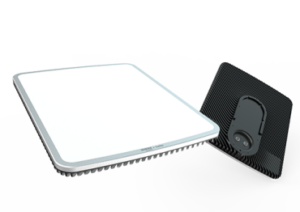 Rendering of the Hughes flat panel terminal for OneWeb.