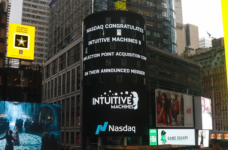 Intuitive Machines goes public on the Nasdaq. Photo: Intuitive Machines 