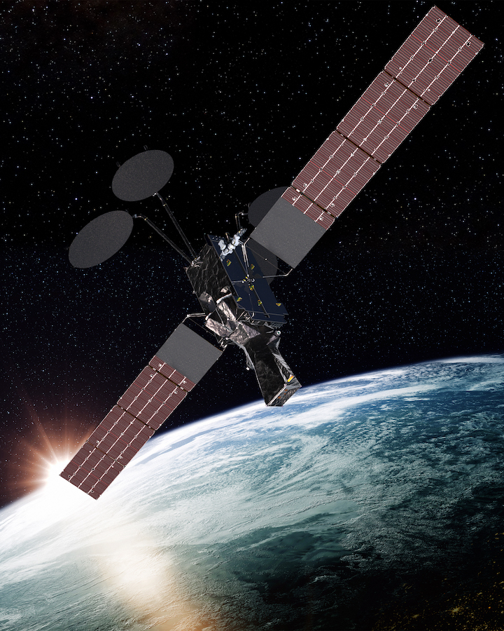 Rendering of the EchoStar 25 satellite. Photo: Maxar Technologies 