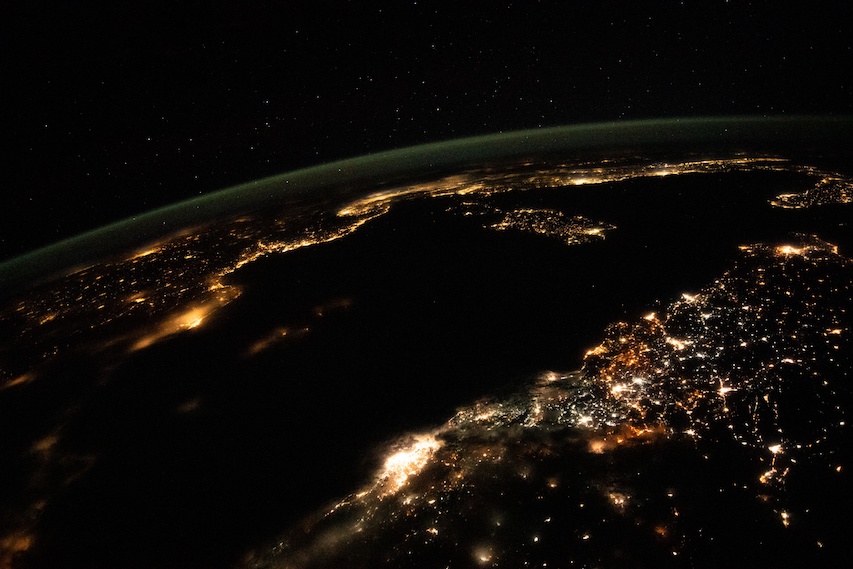 Photo: NASA image of Earth taken from the International Space Station
