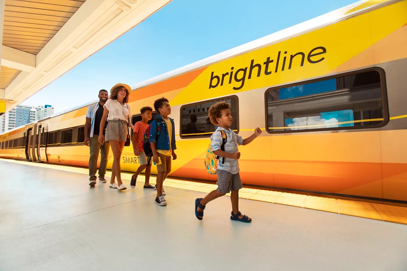 Brightline passenger rail company signs on for Starlink internet service. Photo: Brightline 