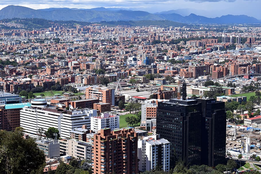 View of Colombia's capital Bogota. Photo: Creative Commons license via pxfuel 