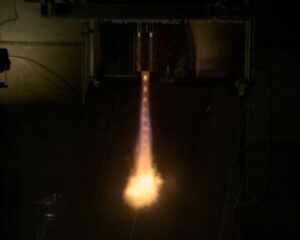 Benchmark Space Systems has previously developed and tested thrusters up to 500 Newton Class. Photo: Benchmark Space Systems