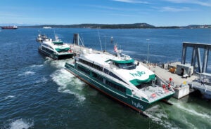 Hullo signs deal with Viasat for Wi-Fi on two ferries to Vancouver. Photo: Hullo