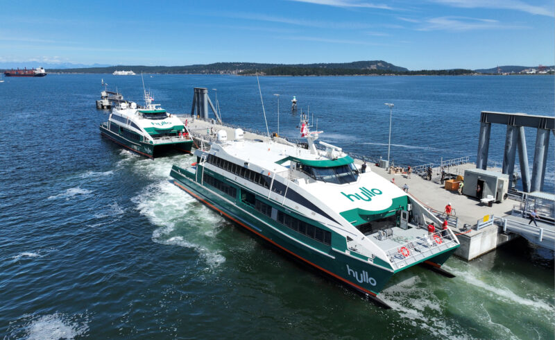 Hullo signs deal with Viasat for Wi-Fi on two ferries to Vancouver. Photo: Hullo 
