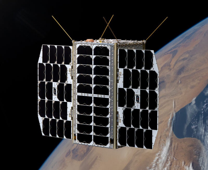 The SpeQtral-1 satellite. Photo: NanoAvionics