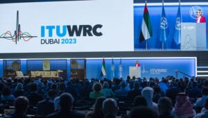 Doreen Bogdan-Martin, Secretary-General of the International Telecommunication Union (ITU) at WRC-23. Photo: ITU/D. Woldu