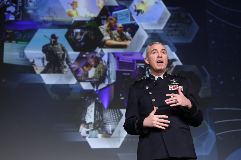 Gen. Stephen Whiting at Space Symposium 2024. Photo: Space Foundation 