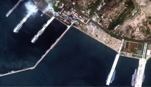 Satellogic imagery of the Qingdao Naval Base in China. Photo: Satellogic