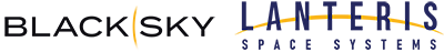 BlackSky and Lanteris Logo