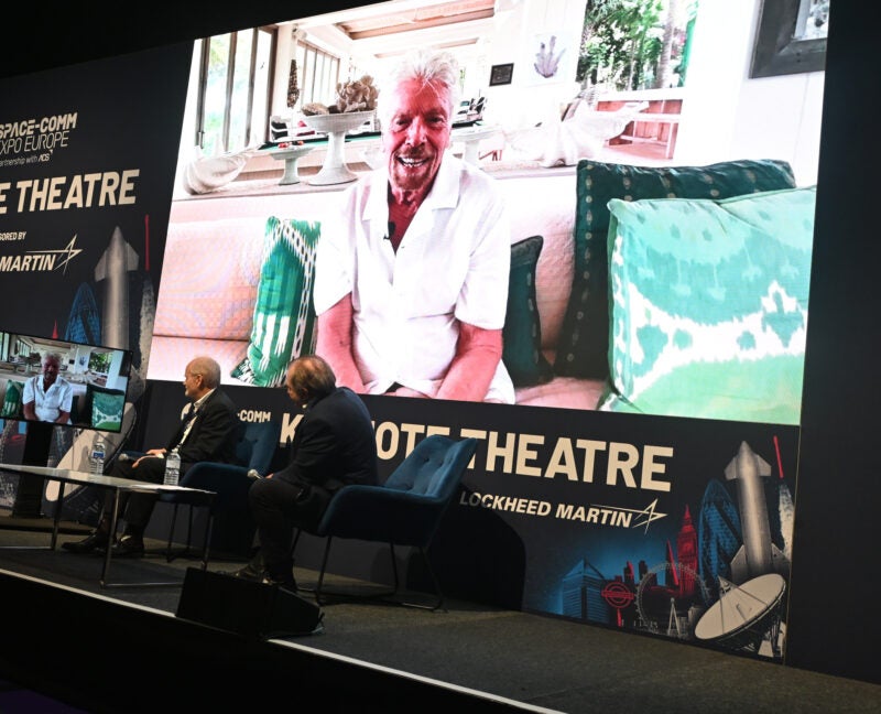 Branson Talks Virgin Galactic Return to Flight and Government Backing at Space-Comm Europe