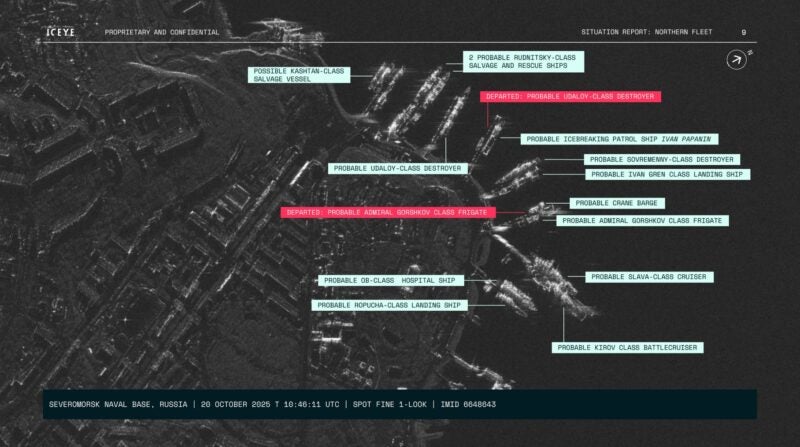 How Iceye Satellites Track Russian Vessels, Illegal Shipping in the Arctic