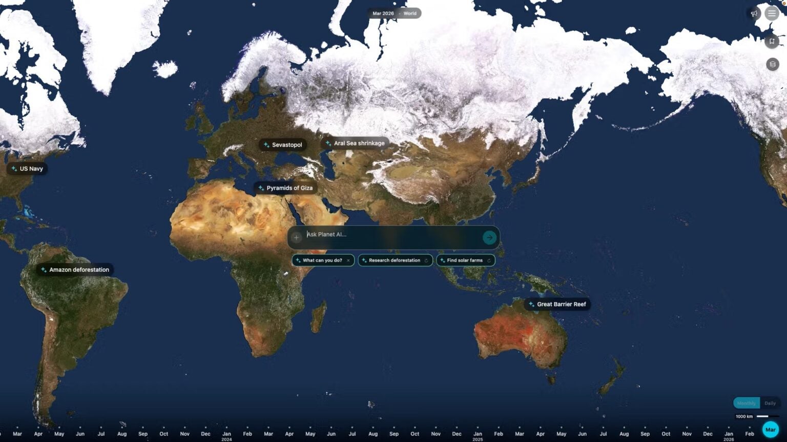 Planet is Building an Agentic Geospatial AI Query - Via Satellite