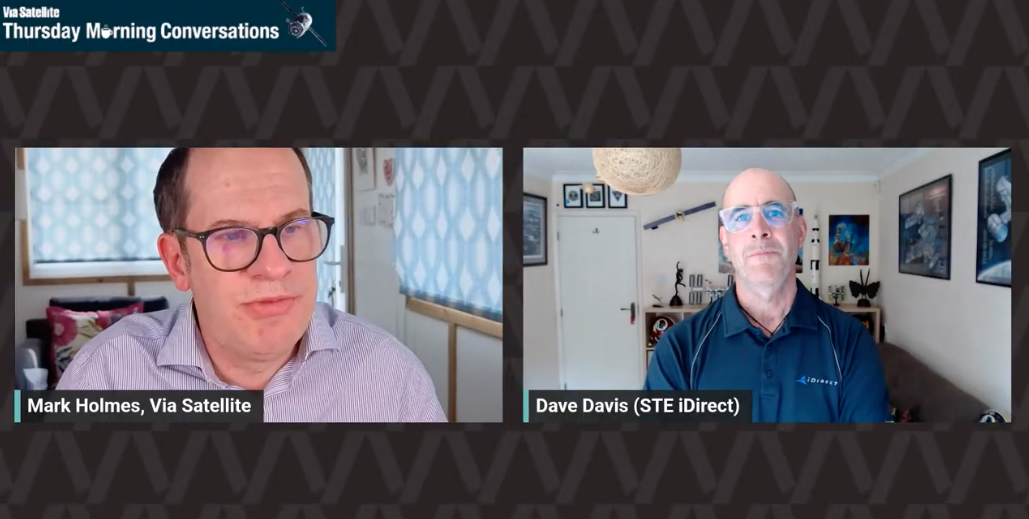 ST Engineering iDirect Sr. Technical Director Dave Davis Talks Government, Defense Market in Thursday Morning Conversation
